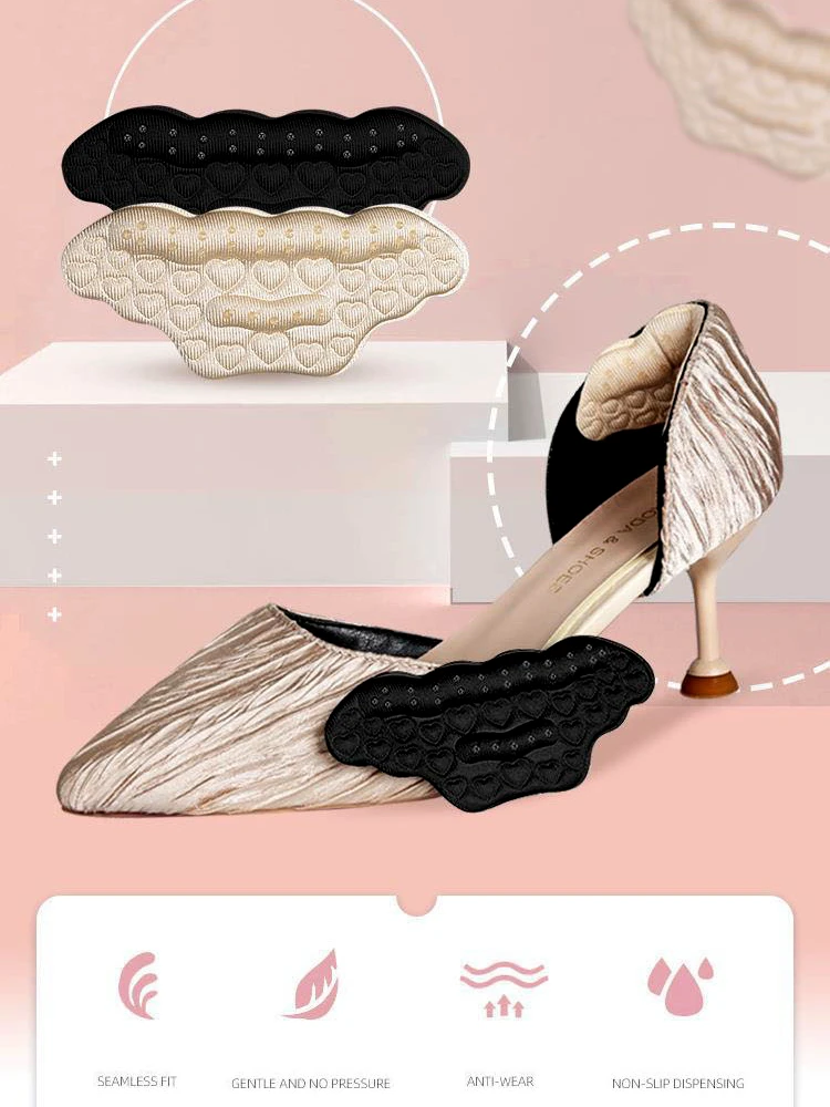 

New High Heel Shoes Heel Stickers Insoles for Sneakers Size Reducer Heel Pads Liner Grips Protector Pad Pain Relief Shoe Inserts