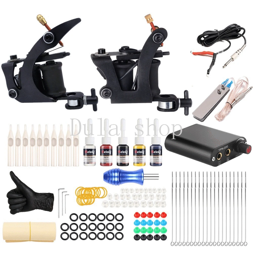 

Набор чернил для татуировок, Машинка для татуировок, ротационная машинка для татуировок, Беспроводная Машинка для татуировок