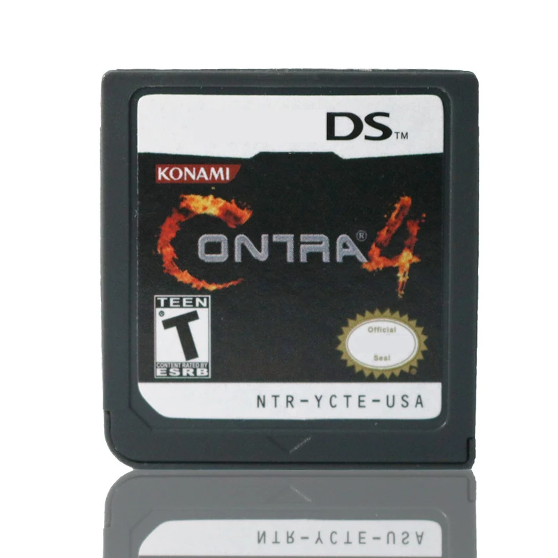 

DS Game Contra 4 Video Game Console Memory Card for NDS NDSL NDSI 2DS 3DS US Version English Language