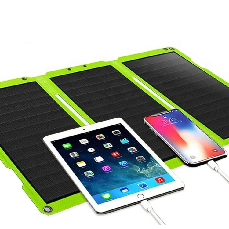 Складная солнечная панель ETFE Usb Type-c DC Выход Портативный 30 Вт Гибкая s