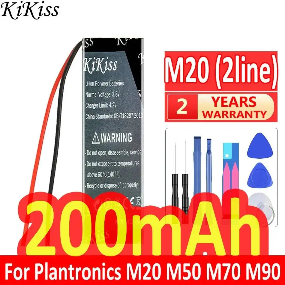 Фото Аккумулятор для наушников 200 мАч для Plantronics Explorer M20 M50 M70 M90 E10 E80 80 500 371031 2line №1