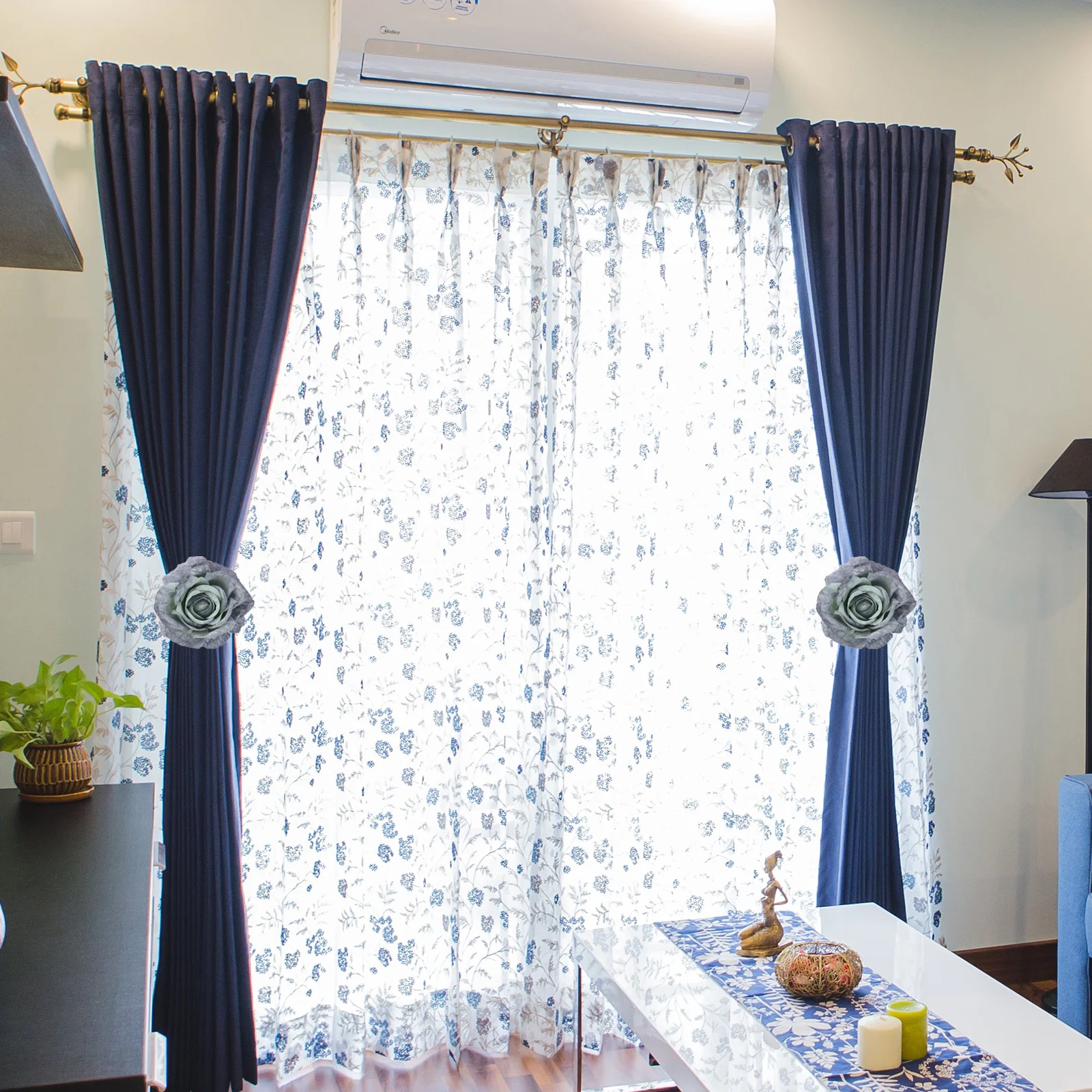 2 шт. занавеска для душа золотые прозрачные шторы пряжка с зажимом крючок в стиле