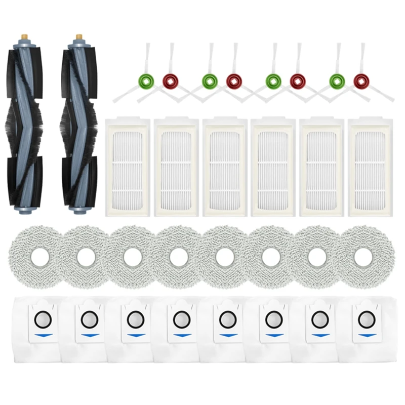 

Основная щетка, HEPA фильтр, Швабра, ткань для очистки, мешок для пыли, запасные части для YEEDI KK