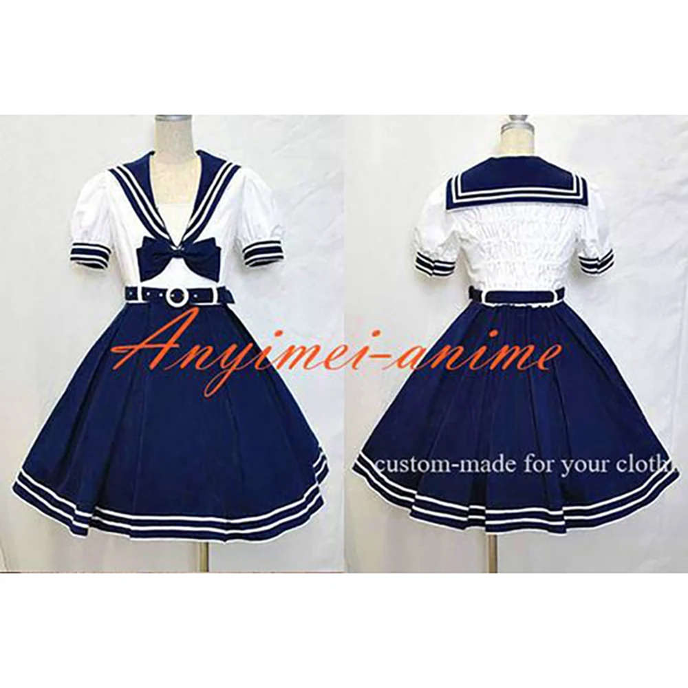 

fondcosplay Navy Uniform shirt Lolita School Girl Cotton Dress Cosplay Costume CD/TV[CK1311]