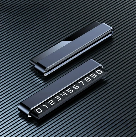 

Светящийся Держатель Для Парковочной Карты С Номером Телефона, Автомобильный Аксессуар, Акриловый Алюминиевый Сплав