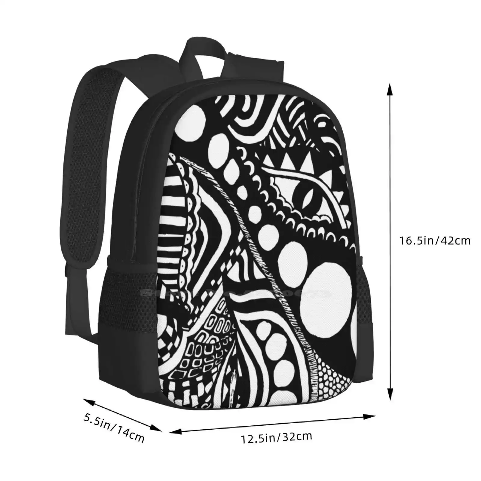 Хит продаж 6 школьный рюкзак Гармония в сложности модные сумки чернила мандала
