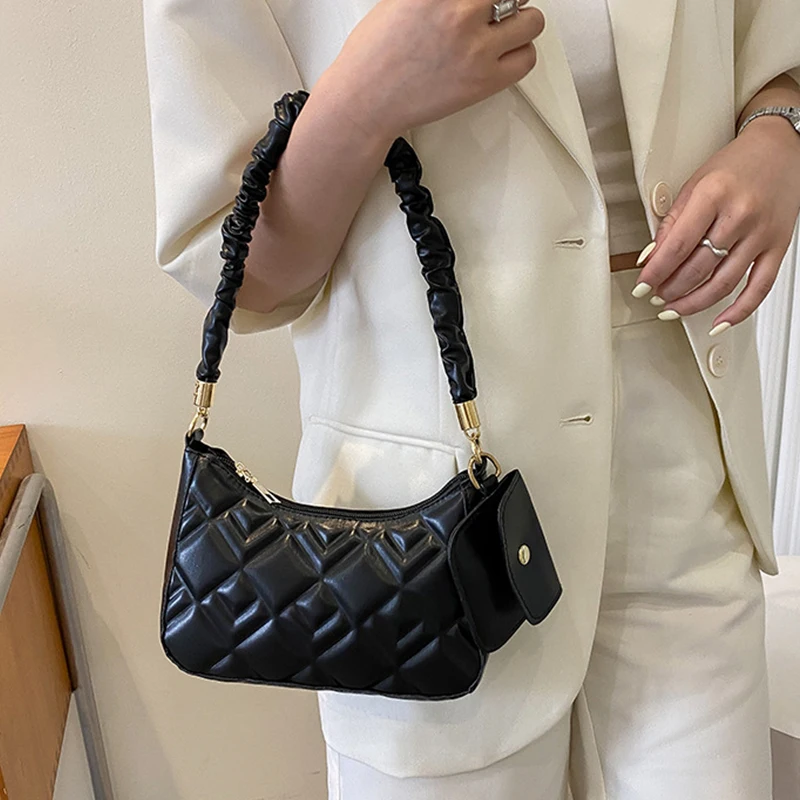 

Bags for Women 2023 Retro Casual Women's Totes Shoulder Bag Fashionable Exquisite Shopping Bag PU Leather Chain Handbags