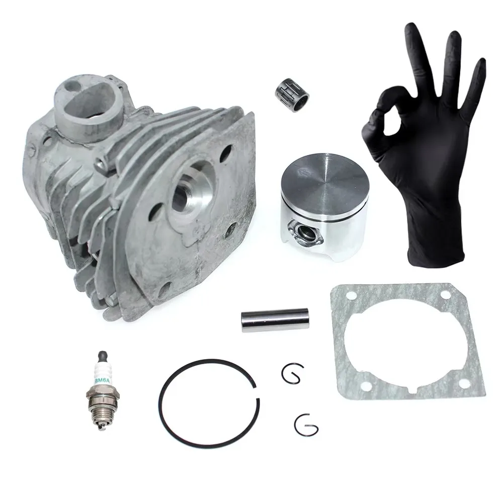 Комплект поршня цилиндра с большим диаметром 45 мм для бензопилы Jonsered CS2147 CS2147EPA