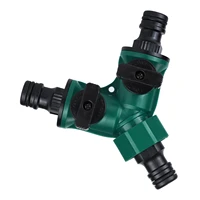garden water pipe y shaped connector abs tube watering adapter parts joint y irrigation valve water splitter quick connector