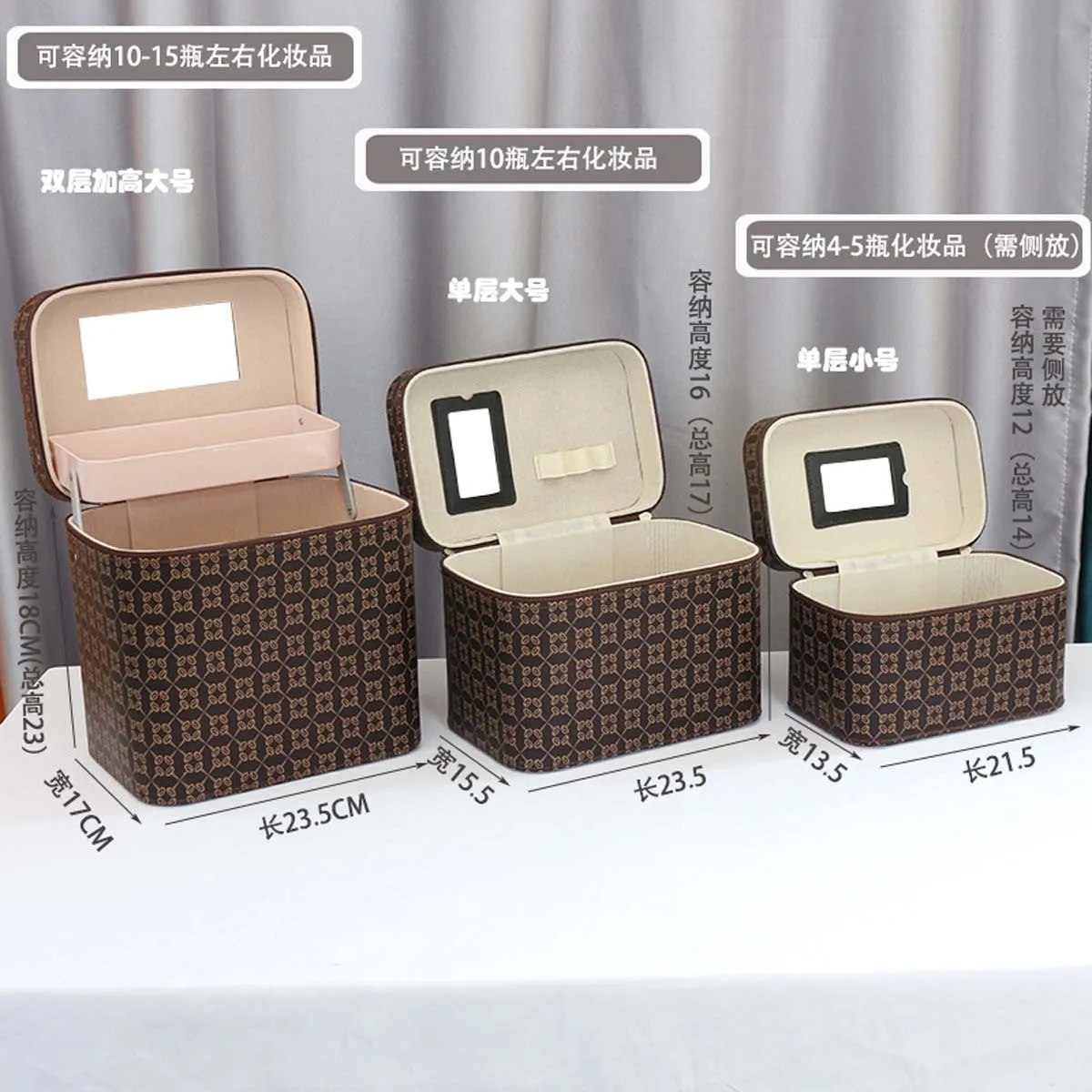 Улучшенная женская косметичка портативная вместительная сумка для хранения