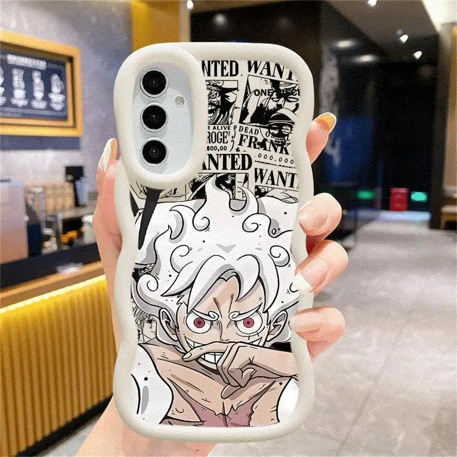 One Pieces Luffy Phone Case For Samsung Galaxy A12 A13 14 A15 A24 25 A16 A22 A23 A32 A33 34 A35 A52 A53 A54 55 A73 case