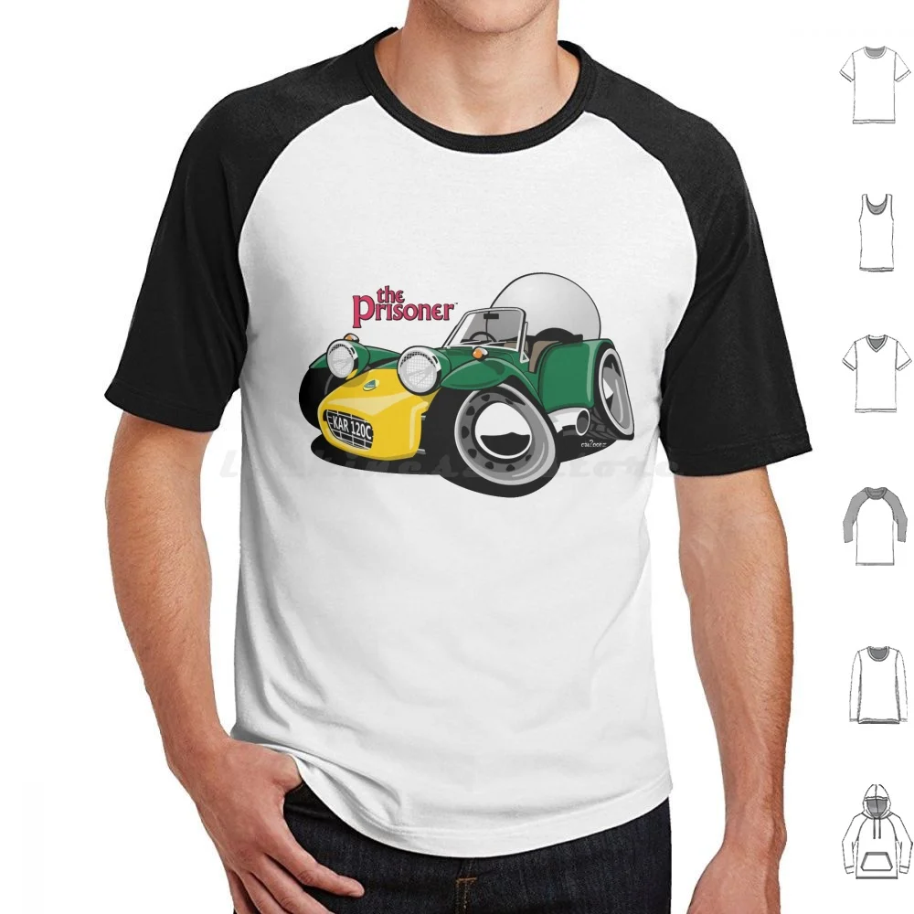 

Футболка с карикатурой лотоса 7 от заключенного 6Xl, хлопковая крутая футболка The заключенный Лотос 7, лотос семь, ТВ сериал