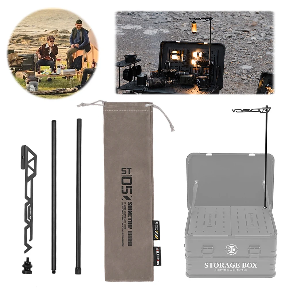 Портативный Походный Стол Набор Из 3 Ящиков Для Хранения Алюминиевого Сплава 50 Л