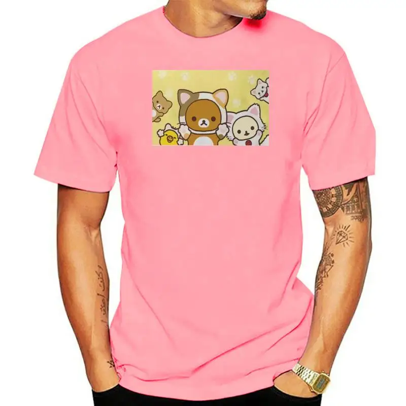 

Майка Rilakkuma Мужская/Женская/мужская с японской мангой, стиль унисекс, 2432