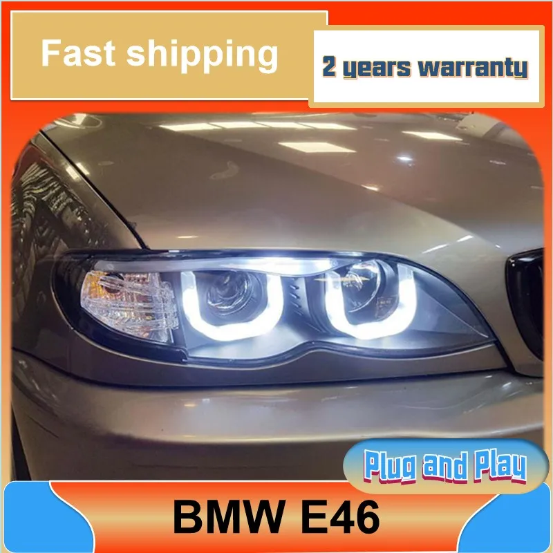 Стайлинг автомобиля для BMW E46 передняя фара 2001-2004 318 320 325 330 DRL поворотный сигнал