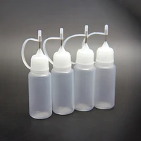 10ml 1510 pcs needle tip glue applicator bottle empty plastic needle tip childproof cap dropper liquid juice bottles dropshipp