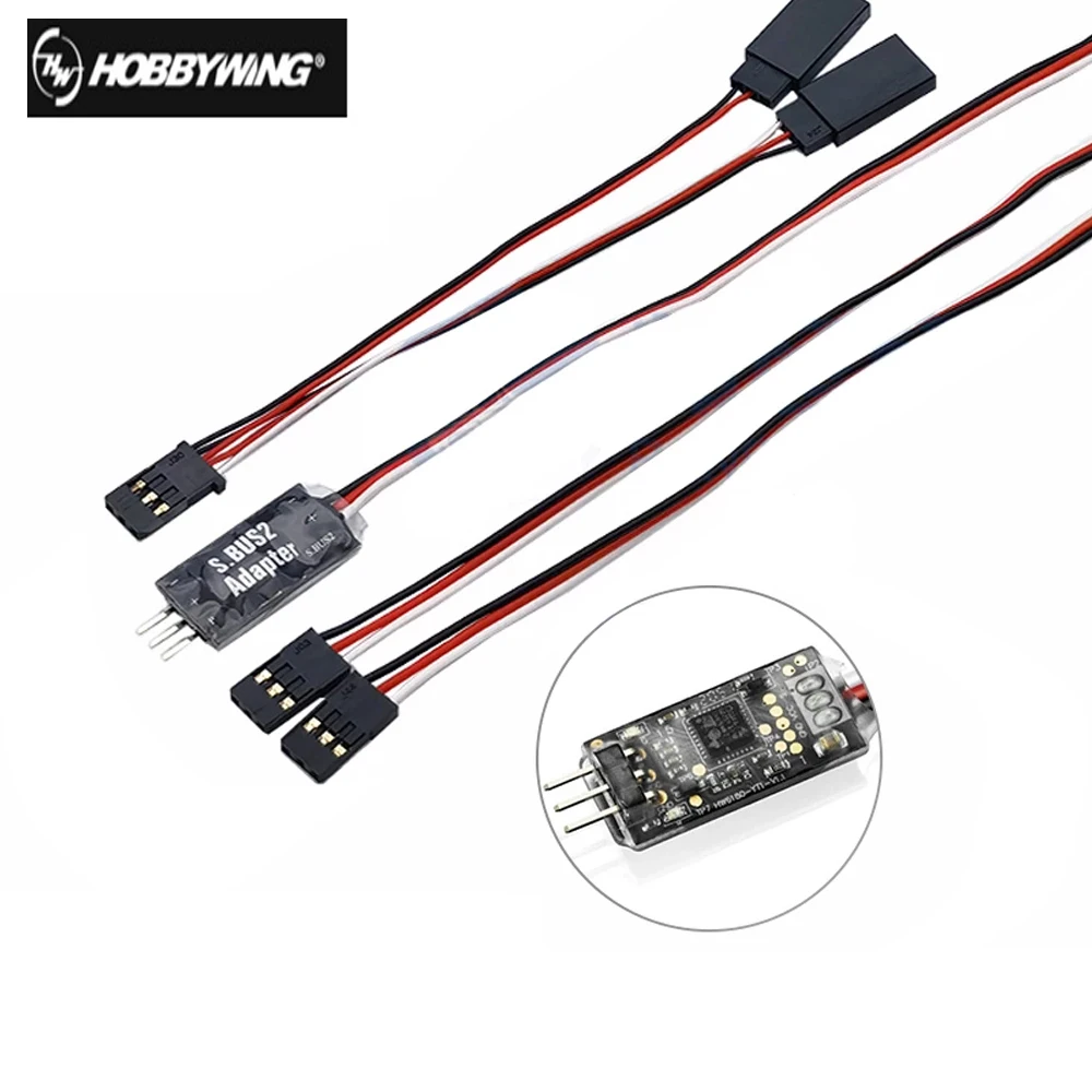 Телеметрический адаптер Hobbywing S.BUS2 5-9 В модуль передачи данных для Futaba Platinum V4/V4.1/V5
