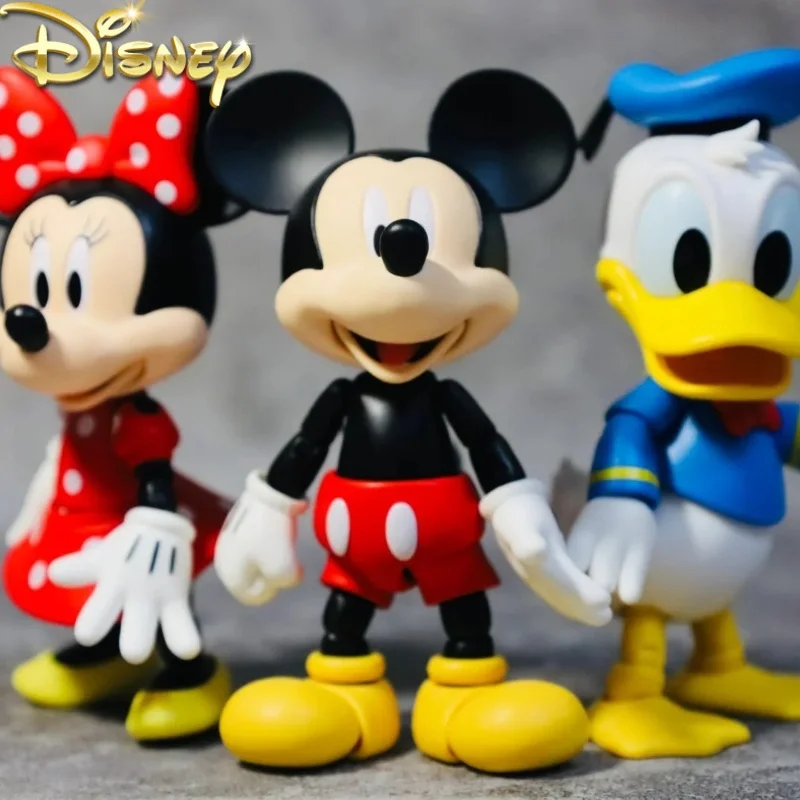 2024 экшн-фигурка Disney с Микки Маусом и Минни Дональдом Даком подвижный шарнир