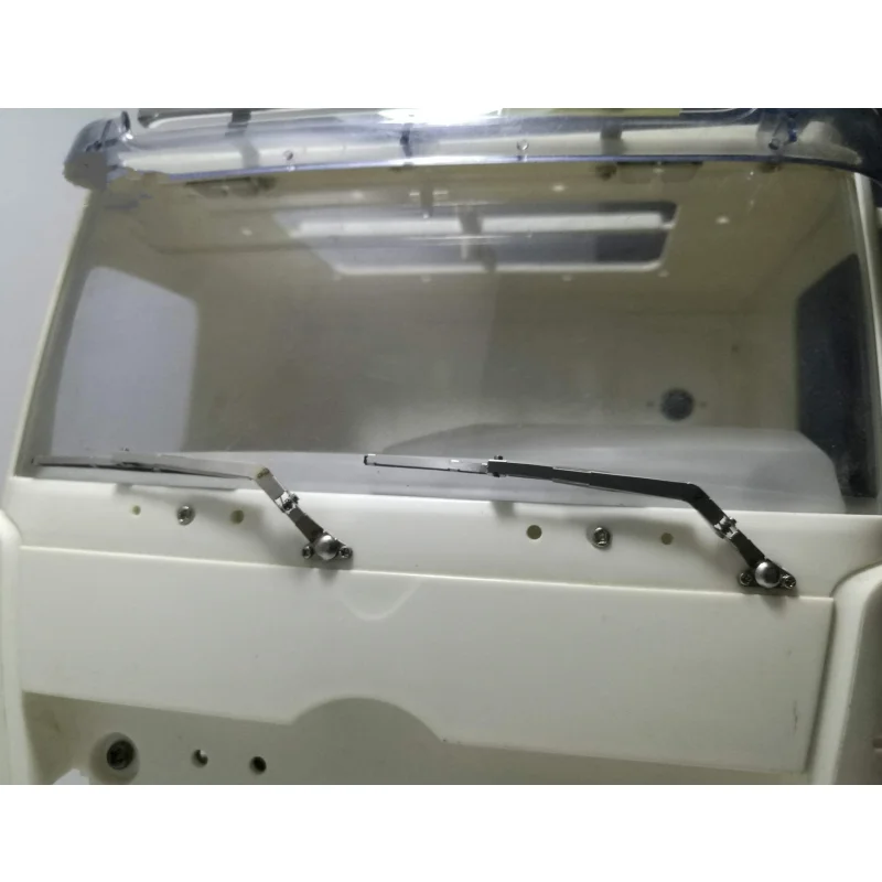 Металлический резиновый Электрический стеклоочиститель для Tamiya 1:14 RC грузовик трактор Scania Actros для Benz DIY модификация комплект Tamiya LESU запчасти для грузовика