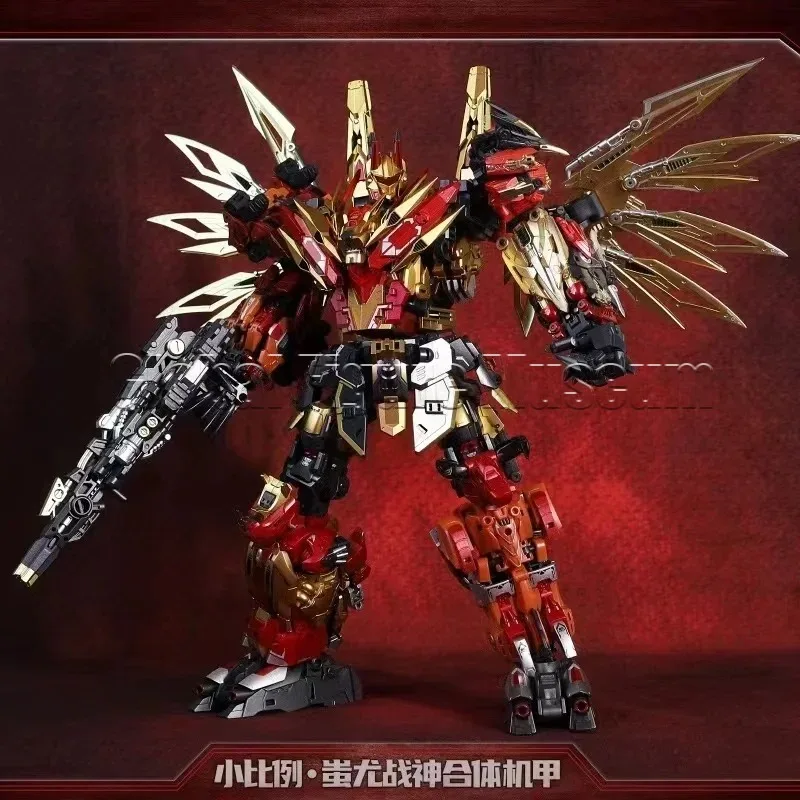 Фото В наличии Cang-toys Chiyou Mini CY-MINI Predaking Combo 6 в 1, маленькая фигурка-робот Chiyou, коллекционный подарок. №4