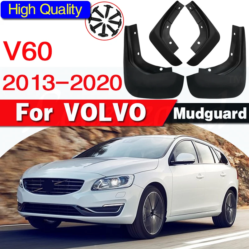 

mudflap for volvo V60 2013-2020 Mudguard fenders Mud flaps splash Guard Mudguards Fender car accessories Front Rear 4 pcs