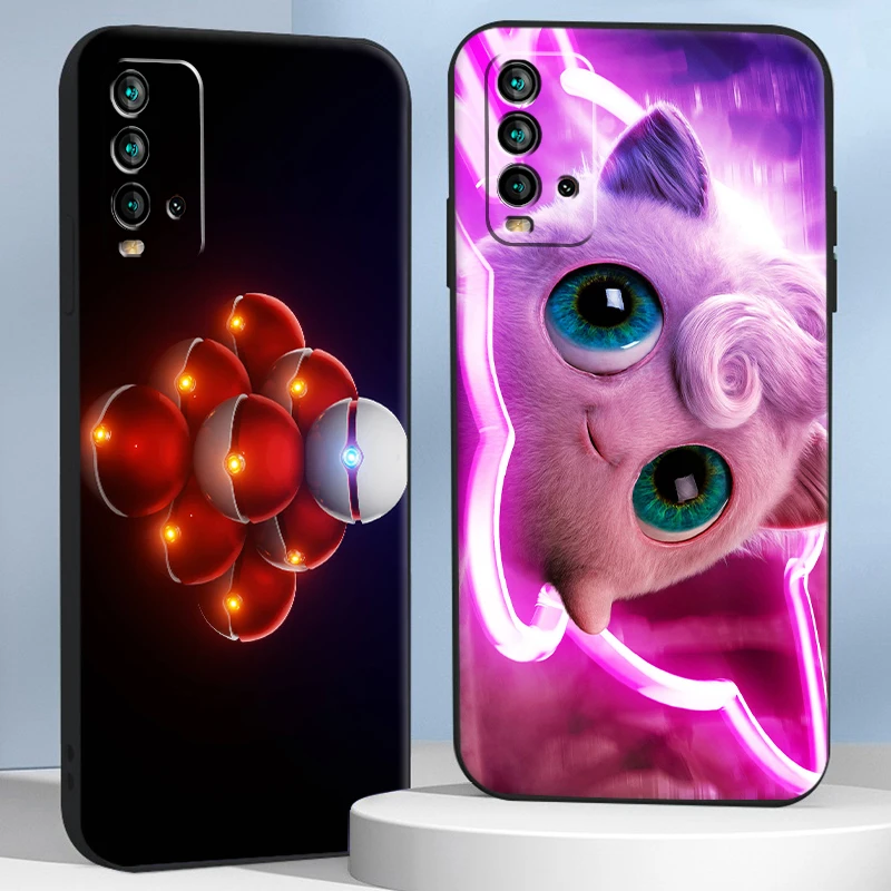 

Japan Anime Pokémon Phone Cases For Xiaomi Redmi 7 7A 9 9A 9T 8A 8 2021 7 8 Pro Note 8 9 Note 9T ShockProof Shell Carcasa