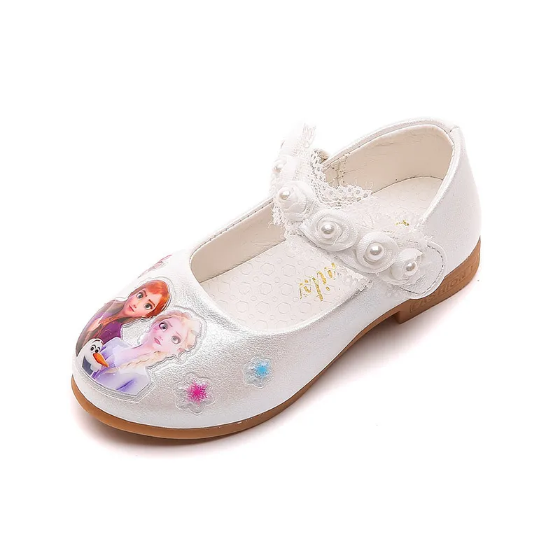

Disney Frozen Anna Elsa Children's Shoes Princess Sandals Girls Dancing Baby Kids Sneakers Pearl Lace Girl Toddler Boots
