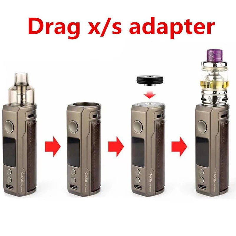 Адаптер 510 для VooPoo Drag X /Drag S Pod магнитный латунный соединитель RDA RTA аксессуары |