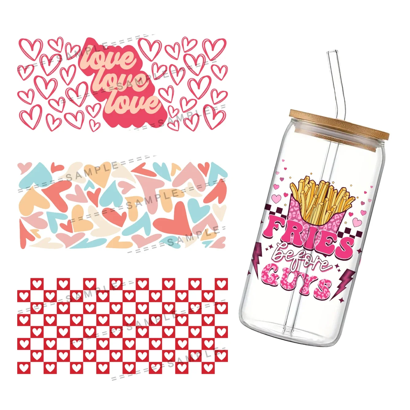 Валентинка для чашки Libbey 16 унций