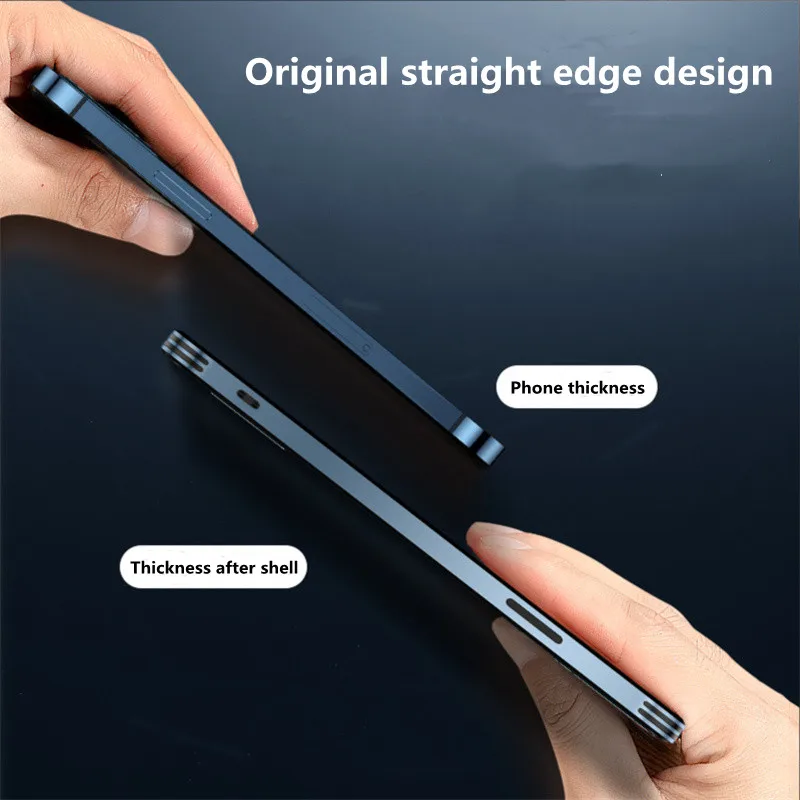 Чехол Magsafing для Iphone 12 чехол с беспроводной зарядкой Магнитный Pro Max металлический +