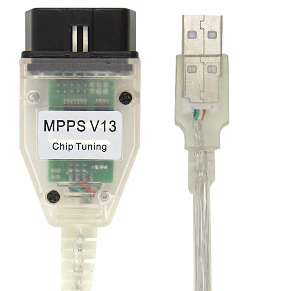 Фото 2024 Новый MPPS V13.02 V13 K CAN Flasher Chip Tuning ECU Programmer MPPS V13 OBD2 16-контактный интерфейс USB Автоматический диагностический кабель №2