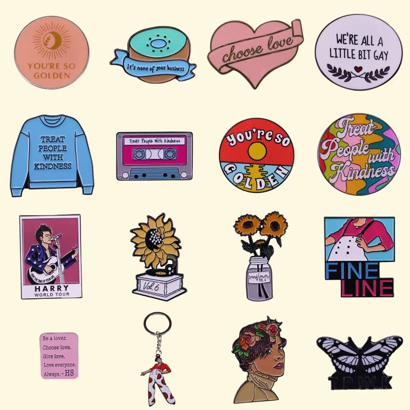 Отличное качество, эмалированные значки в виде подсолнуха