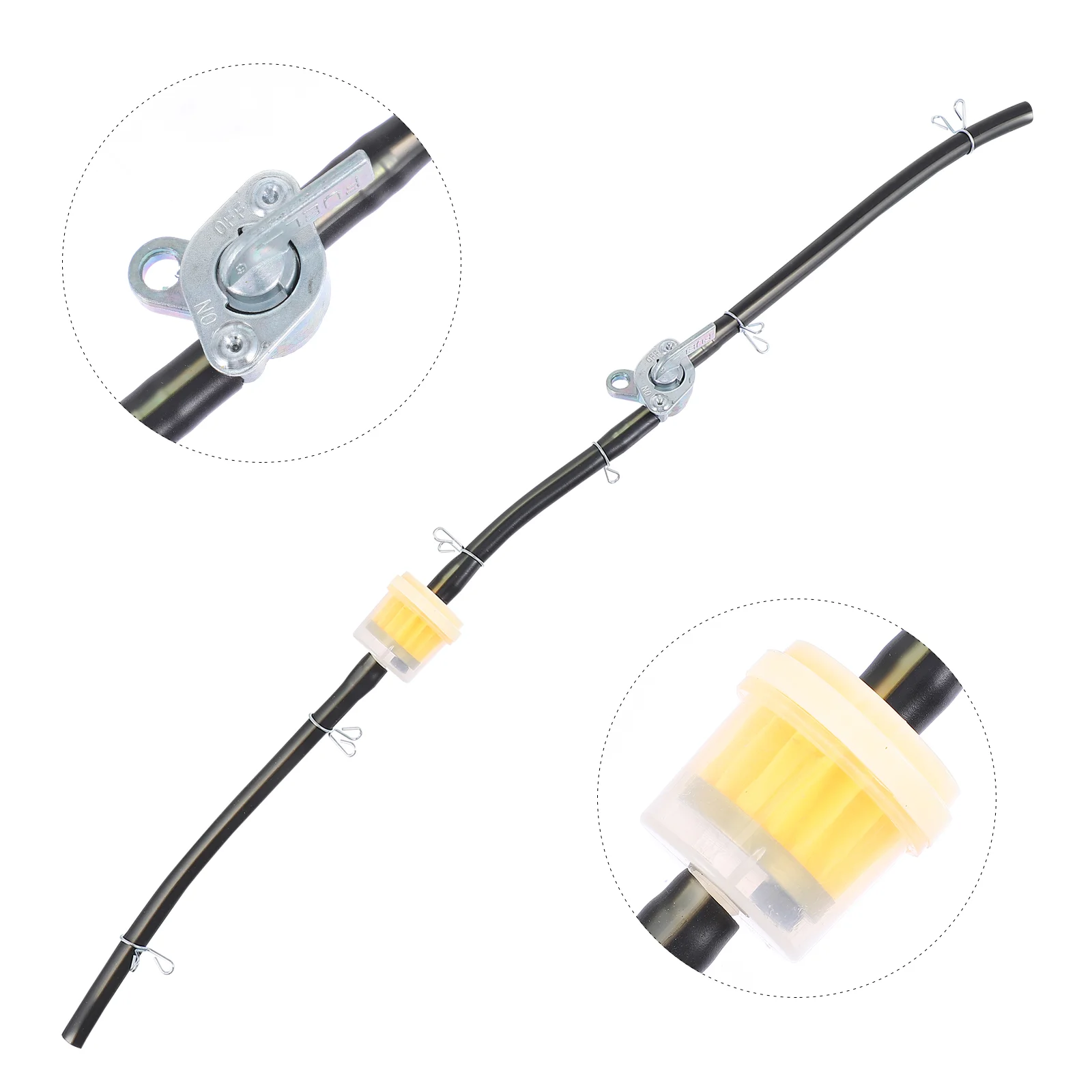 

1Pc Safe Durable Motorcycle Parts Fuel Tank Taps Filter Pipe Petrol Switch with Filter
