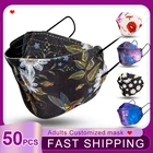 50 шт., одноразовые маски для лица, в Корейском стиле