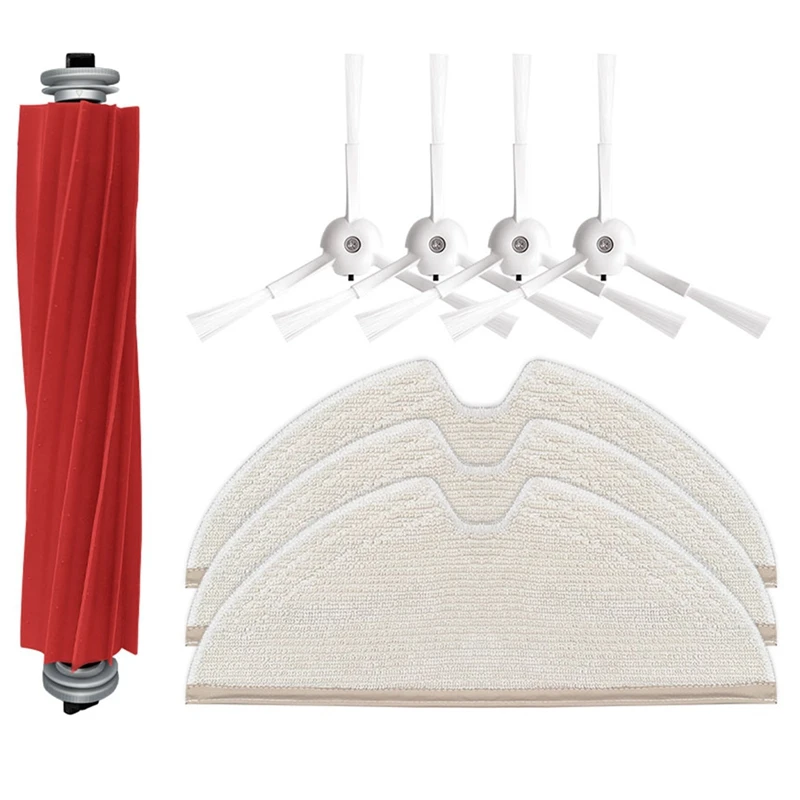 

Roller Brush Side Brush Mop Cloth Replacement Accessories Kits For Xiaomi Roborock T8 Robot Vacuum Cleaner