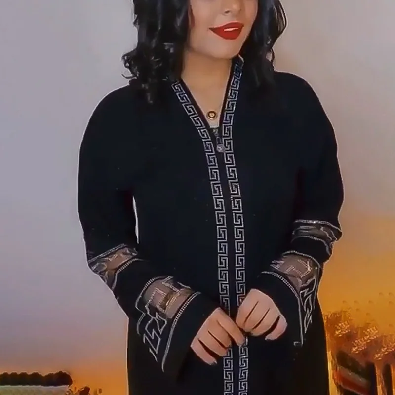 

Luxurious Evening Dress for Women 2022 Dubai Clothes Sequin Beaded Kaftan Gown African Sexy Maxi Gown Dubai Boubou Longue Femme