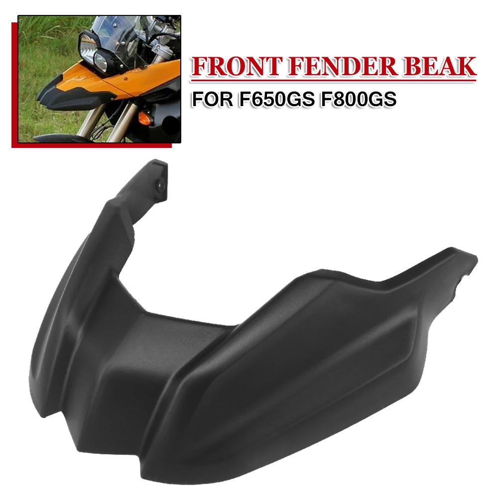 

Motorcycle Front Fender Beak Fairing Cowl Extension Wheel Extender Cover For BMW F800GS F 800 GS F800 2008-2012 F650GS 2008-2013