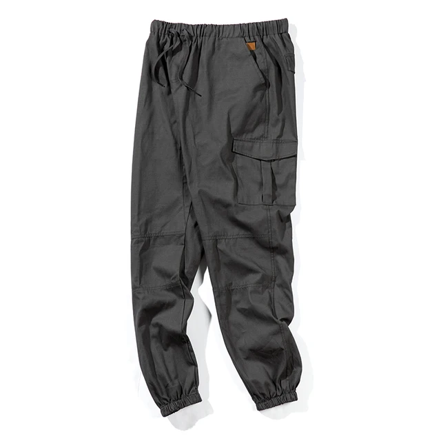 

Casual harem pants 2022 multi pocket pants men sweatpants street casual pants