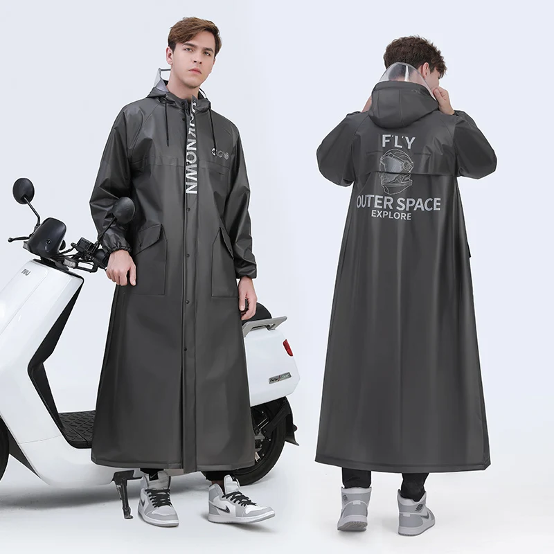 

Tourist Adult Women's Raincoat Cycling Windbreaker Motorcycle Raincoat Waterproof Poncho Black Cloak Impermeable Rain Covers