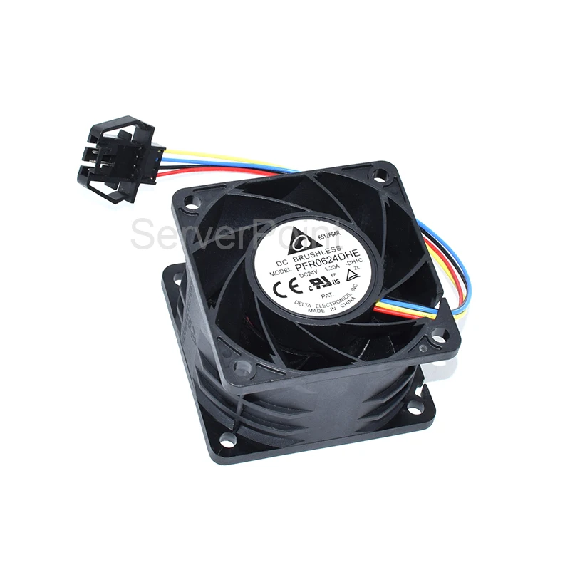 

Original PFR0624DHE DC 24V 1.20A 60x60x38mm 4-Wire Server Cooler Fan