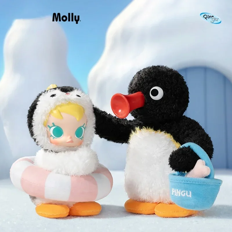 Виниловый кулон POPMART Baby Molly PINGU Happy Fishing Series