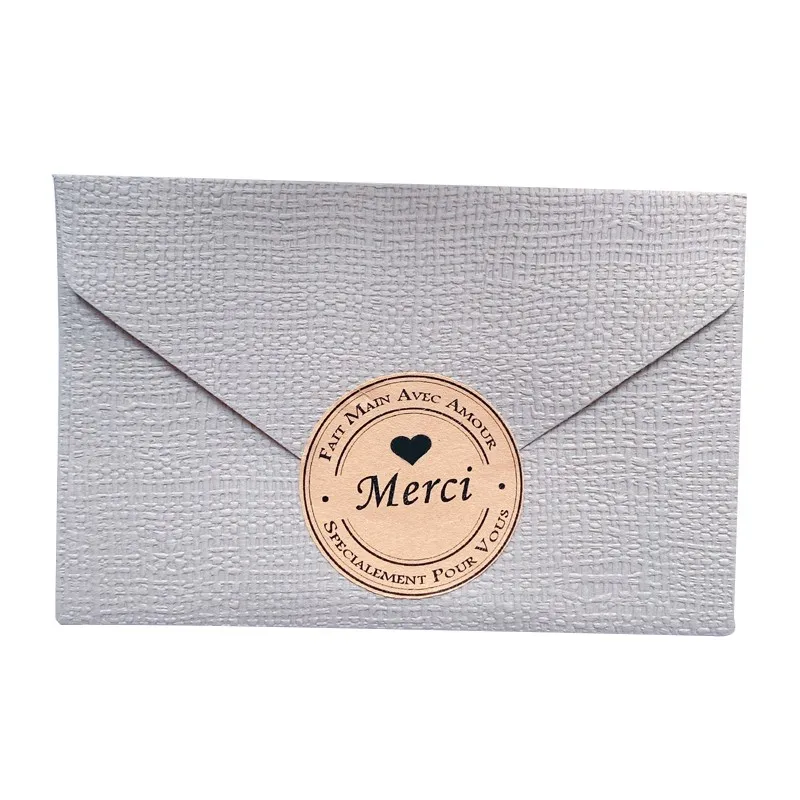 100 шт. спасибо наклейка в форме сердца бумажная этикетка рулон клейкие этикетки