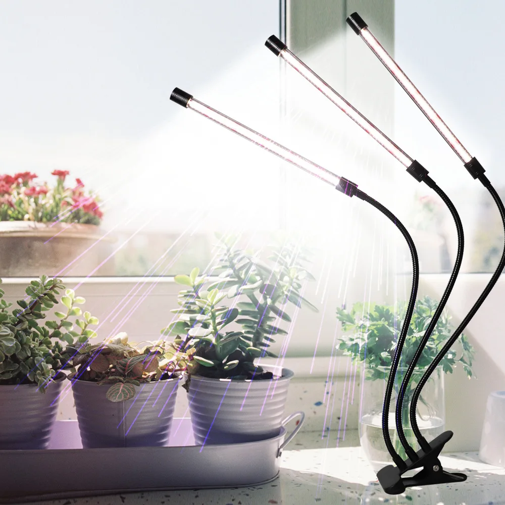 

Four-head Lamp Double-tube Plant Growth Color Three-head/four-tube Long LED Style Daylight