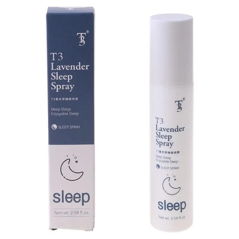 28ED 75ml Lavender Deep Sleep Pillow Spray Insomnia Essential Oil Extract Relieve Stress Relief Anxiety
