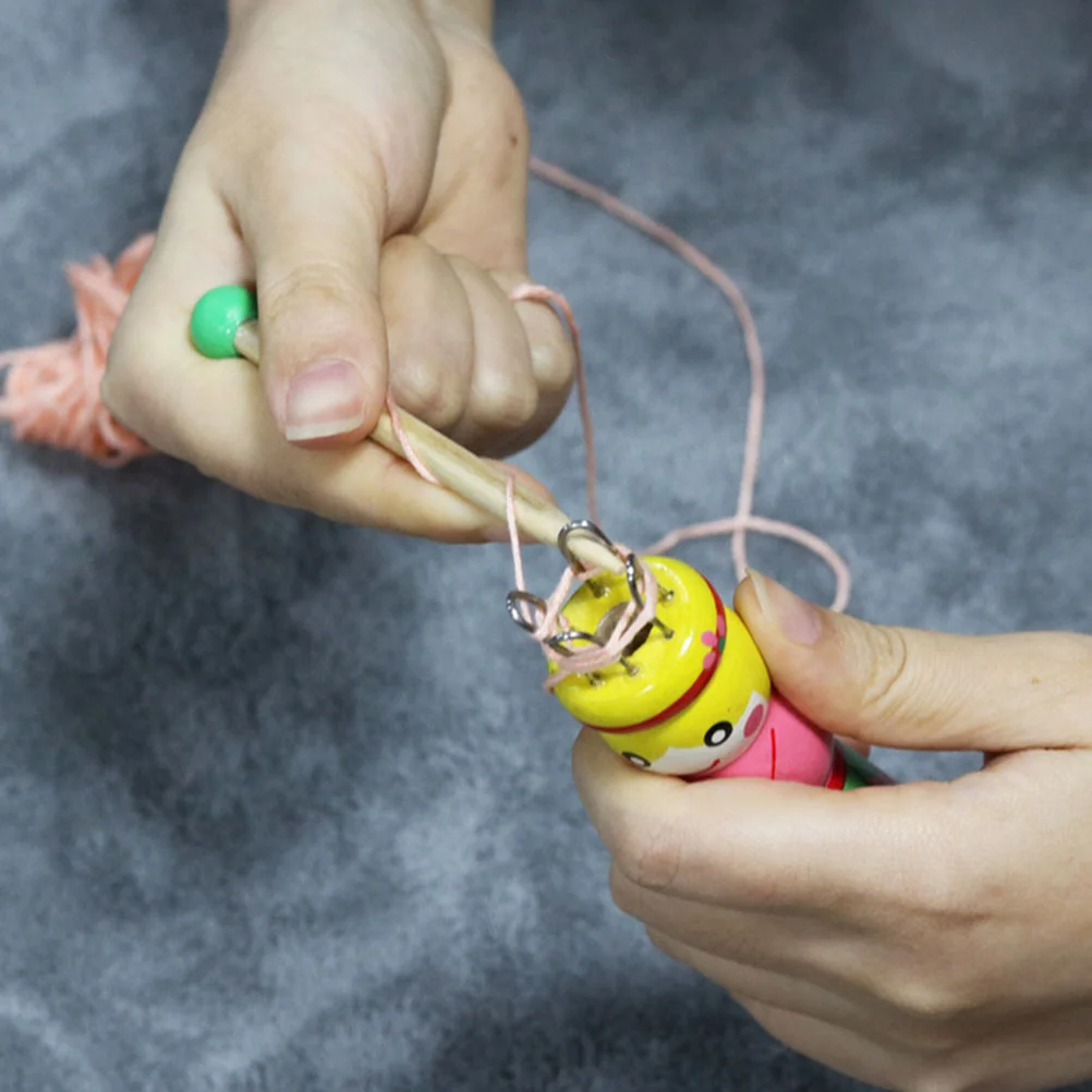 2 комплекта дерева инструменты для самостоятельного вязания пробковые поставки