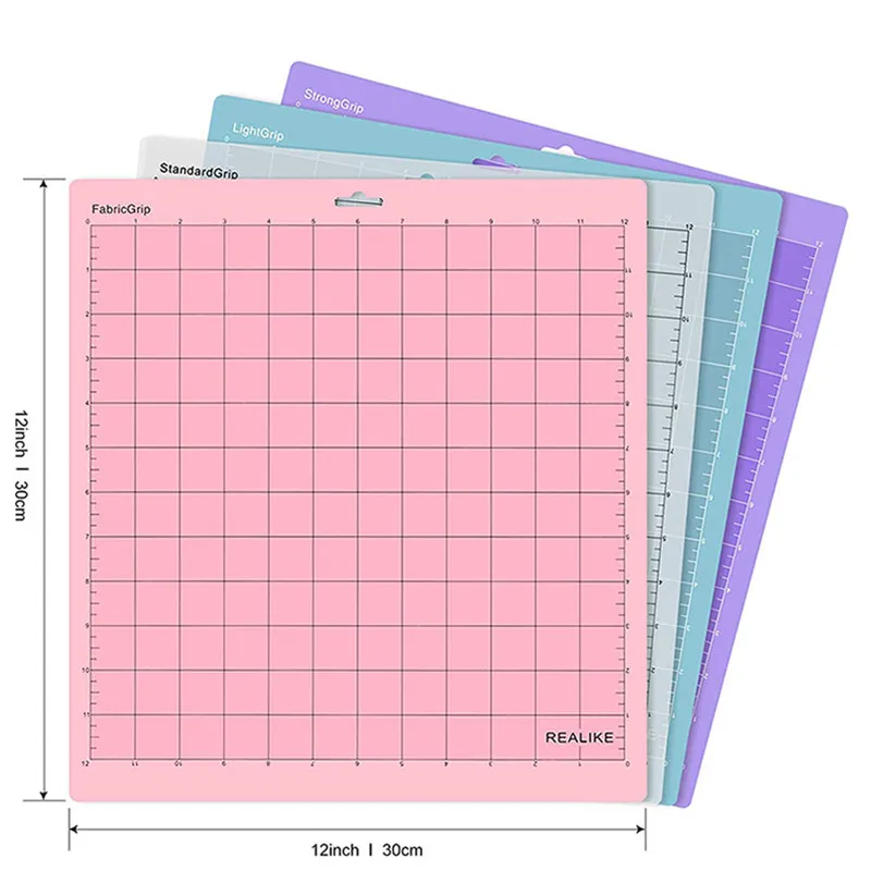 

Новинка, 1 шт., коврик для резки и гравировки 12x12 дюймов, коврик для резки, коврик для резки для Cricut/Cameo, 4 клейкие коврики для резки из ПВХ