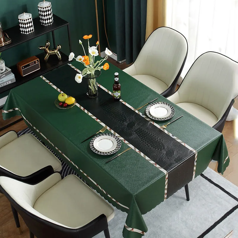 

Track On The Table Cover Cloth Rectangular Tablecloth Oilcloth Waterproof Table Tablecloth Pvc Home Kitchen Party Decoration Eco