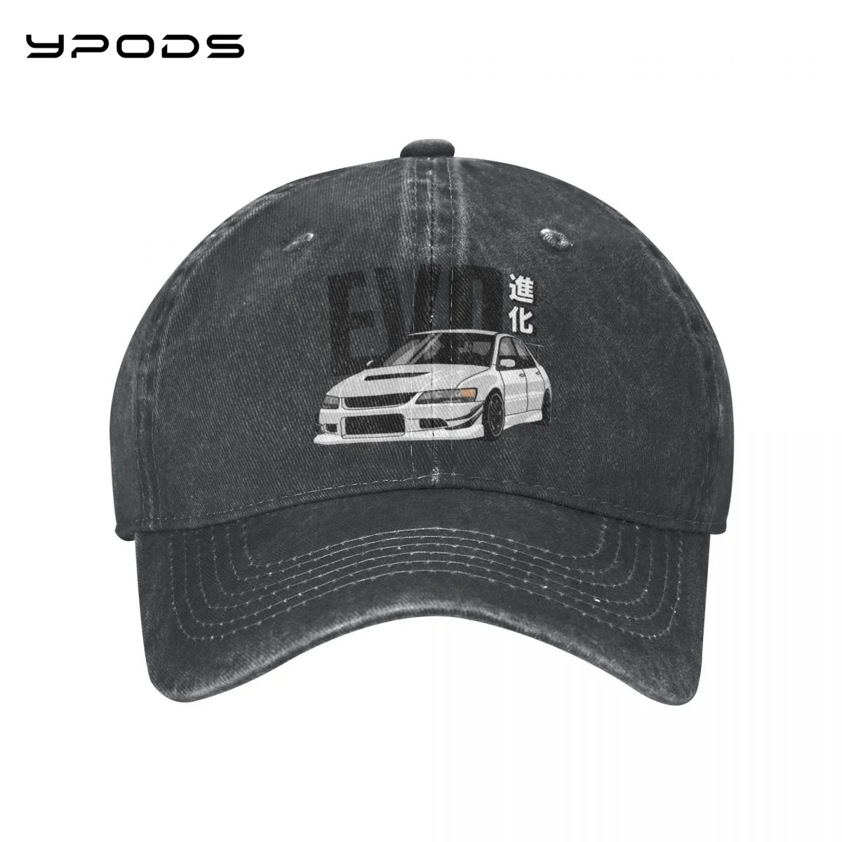 

Men's Women's Evo Car Evolution Lancer 4G63 IX VIII 8 9 Logo Baseball cap snapback hat Peaked