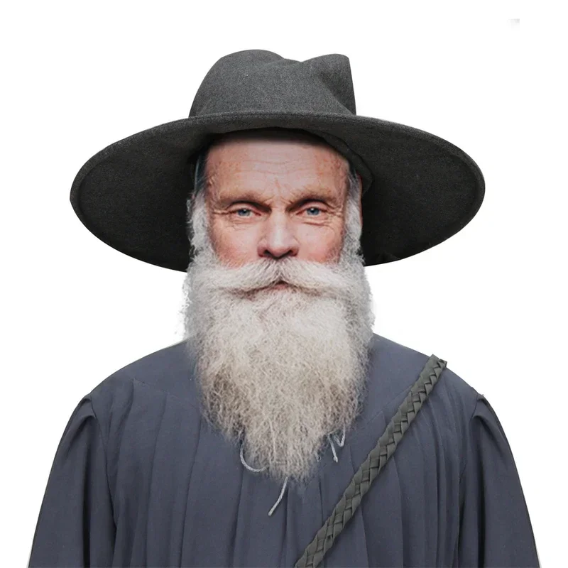 Gandalf для взрослых Mithrandir ретро серый цвет волшебник сортировочная шляпа