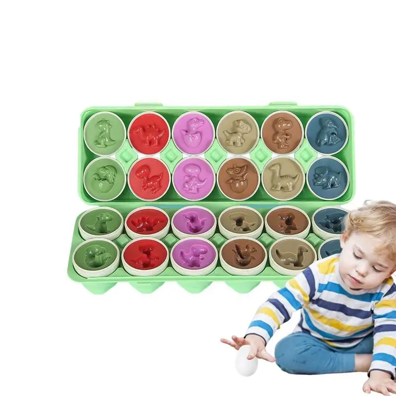 

Egg Matching Toy 12Pcs Montessori Geometric Eggs For Easter Gifts Shape Recognition Development Egg Toys For Boys Girls Kids